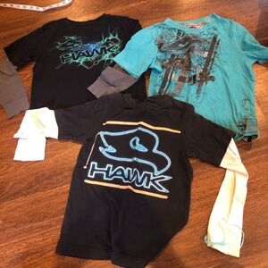 Tony Hawk Skateboarding Kids Shirt Bundle Size 7